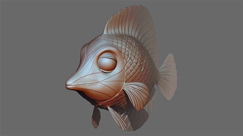 Artstation Fish 3d Print Model Resources