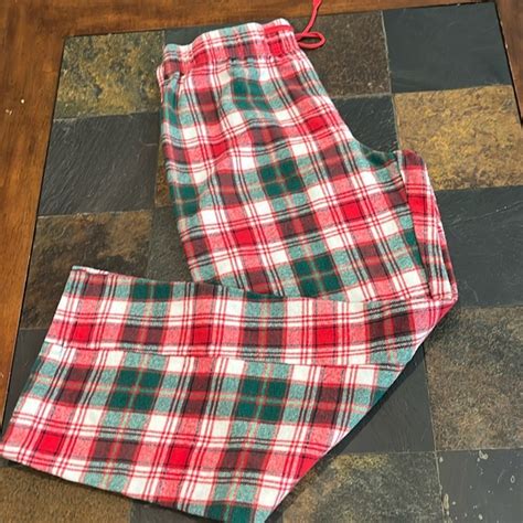 Nordstrom Intimates And Sleepwear Nordstrom Womens Red Green Plaid Pajama Pants Loungewear