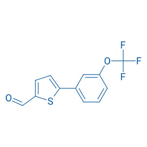 887987 48 6 5 3 Trifluoromethoxy Phenyl Thiophene 2 Carbaldehyde BLD