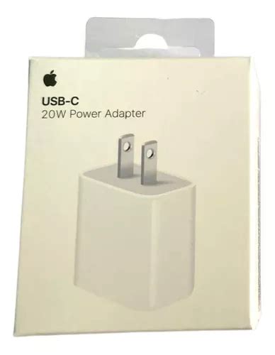 Cargador Apple Cubo Original 20w iPhone 12 13 Carga Rápida Meses sin