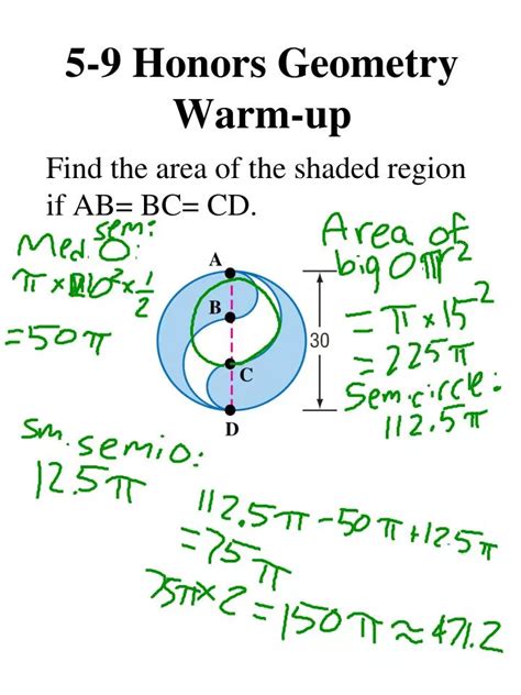 Ppt 5 9 Honors Geometry Warm Up Powerpoint Presentation Free