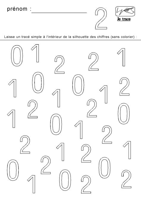 Fiches Maternelles Apprendre à Ecrire Les Chiffres