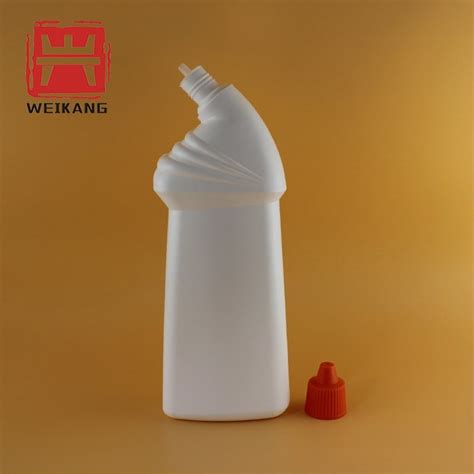 500ml Empty HDPE Plastic Toilet Cleaner Bottle For Liquid Detergents