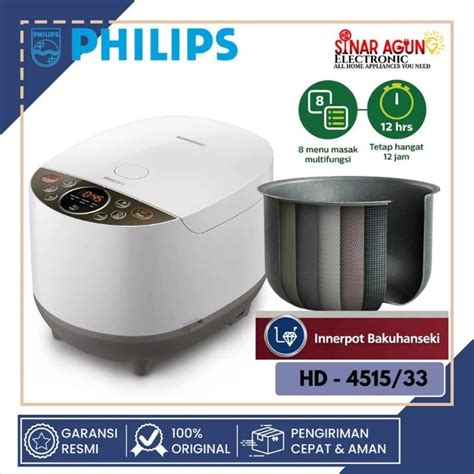 Jual Magic Comrice Cooker Digital Philips Hd4515 Putih Shopee Indonesia