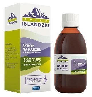 Syrop islandzki na kaszel dla dzieci powyżej 1 roku życia 200ml