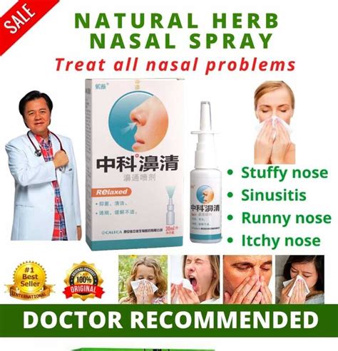 Original Nasal Comfort Nasal Spray Sinusitis Spray Chronic