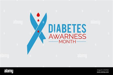 Diabetes Awareness Vector Banner Illustration Awareness Campaign