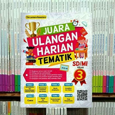 Jual Buku Juara Ulangan Harian Tematik Kelas Sd Mi Kurikulum