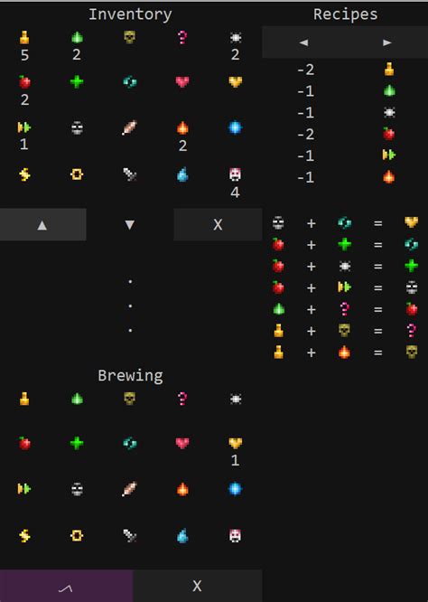 I made a calculator for potion recipes! : r/baronygame