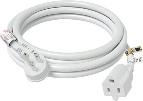 Firmerst Feet W Flat Plug Extension Cord Awg A White