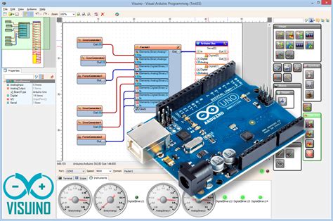 Visuino Visual Dataflow Development Environment For Arduino Program