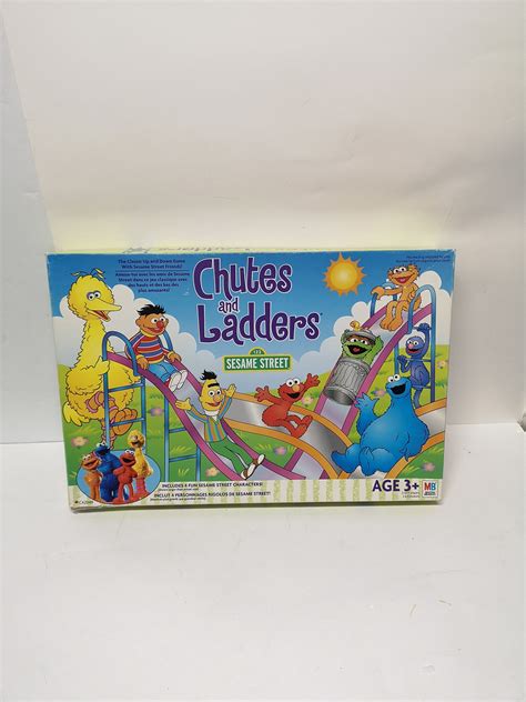 Milton Bradley Sesame Street Chutes And Ladders Game 2004 Complete Etsy