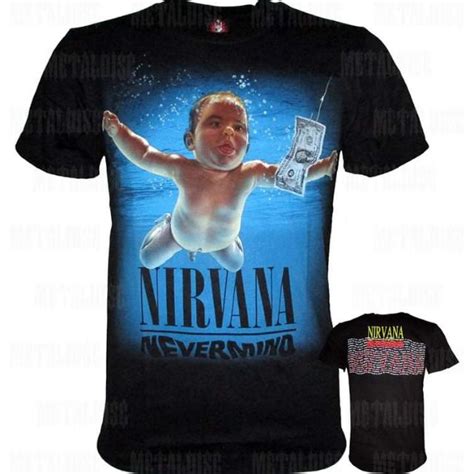 Nirvana Nevermind Rockyeah Rock Band Shirt Size S M L Xl Shopee