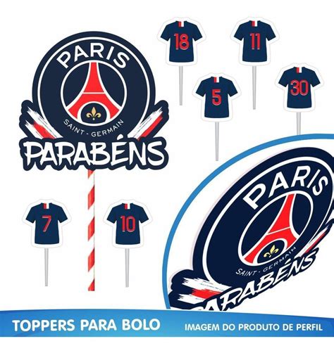 Kit Festa Psg Paris Saint Germain Itens Painel Faixa Frete Gr Tis