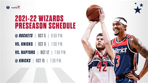 Wizards announce 2021 preseason schedule | NBA.com