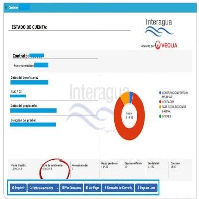 Consultar Planilla De Agua Interagua Por Internet Elyex