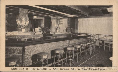 Montclair Restaurant San Francisco, CA Postcard