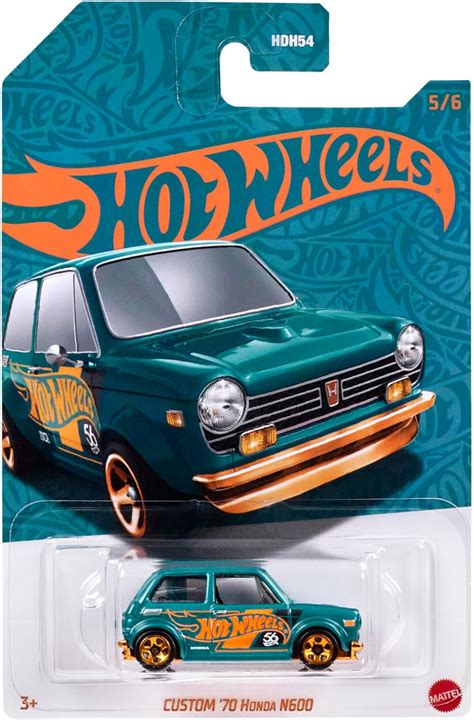 Hot Wheels Diecast Vehículo de Juguete Custom Honda N para niños de años en adelante