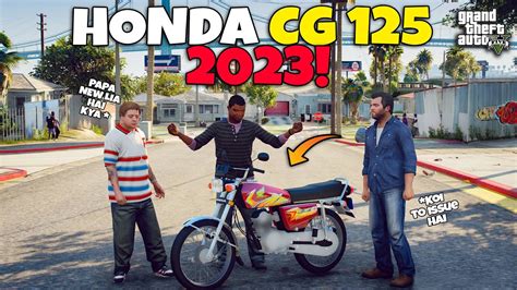 GTA 5 PAKISTAN JIMMY AND KALA CHEAT MICHAEL HONDA CG 125 Urdu