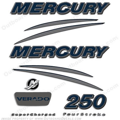 Custom Color Mercury Decals