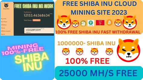 Free Shiba Inu Cloud Mining Site Best Free Cloud Mining Site