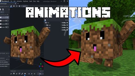 Minecraft Bedrock Animations Tutorial Blockbench Bridge V Youtube