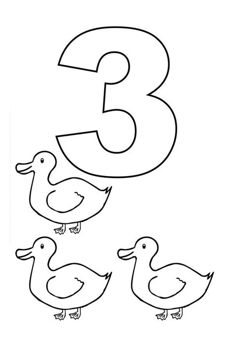 Numero 3 Para Colorir - Desenho Para Colorir Numero 3 Desenhos Para Colorir