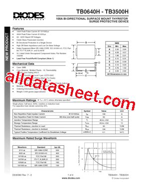 TB2300H Datasheet PDF Diodes Incorporated