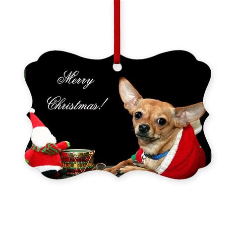 Merry Christmas Chihuahua Ornament0 By Admincp6582520