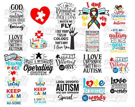 650 Autism Svg Bundle Best Quality Design Bundle