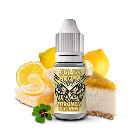 Zitronenkuchen Aroma E Zigarette Eulen Aroma 10 Ml 8 49