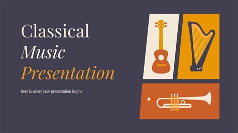 Classical Music Google Slides theme & PowerPoint template