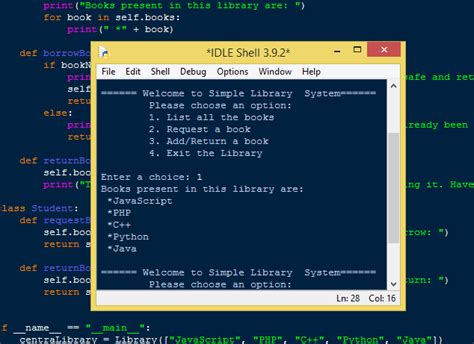 Simple Library System Using Python With Source Code Sourcecodester