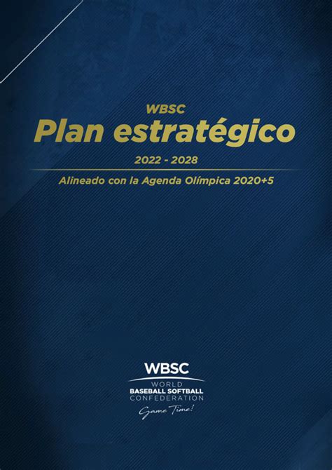 Plan estratégico wbsc org