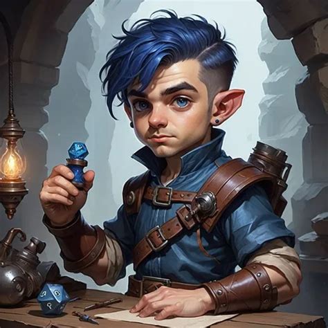 Dungeons And Dragons Fantasy Art Halfling Male Artif