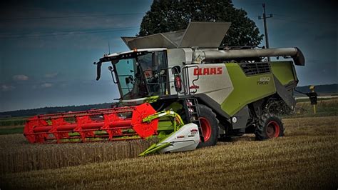 Zniwa Na Trzy Kombajny Claas Trion X Claas Tucano Agromix