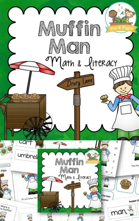 Muffin Man Preview - Pre-K Pages | Muffin man, Muffin man nursery rhyme, Literacy activities