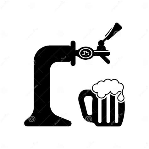 beer tap icon vector isolated  white background beer tap sign beer