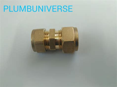 Buy 15mm X 16mm Reducer Brass Compression Reducer Coupler Coupling Straight For Copper Or