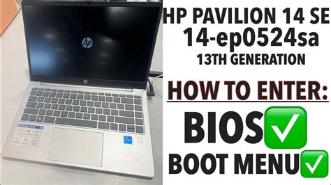 Hp Pavilion Se Ep Sa How To Enter Bios Uefi Settings