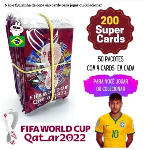 Cards Copa Do Mundo Pacotinhos Cartas Cada Mercadolivre