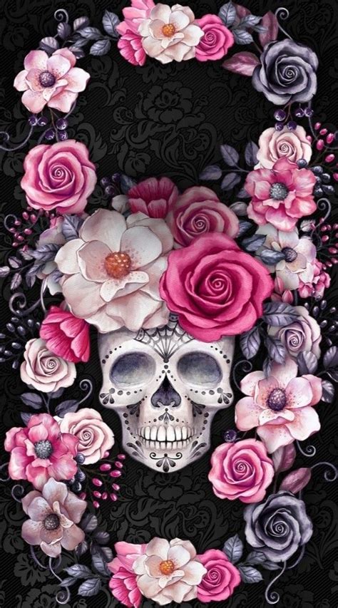 Pin By Keren Mundy On Wallpapers Mobile Skull Wallpaper Iphone