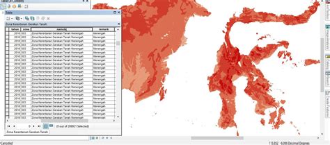 Data Shapefile Zona Kerentanan Gerakan Tanah Indonesia Lapak Gis