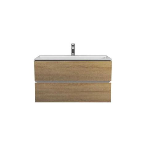 Тумба с раковиной для ванной Uperwood Barsa 90 см, раковина белая ...