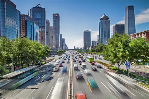 Transportation In Downtown Beijing Photograph By Czqs2000 Sts Pixels