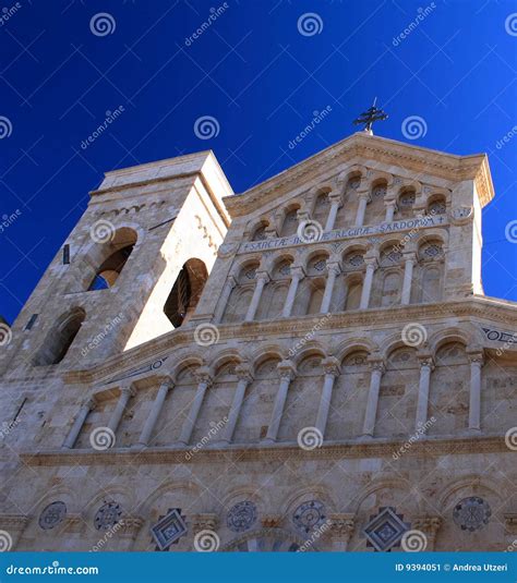 Cagliari Cathedral Stock Image Image Of Agglomeration 9394051