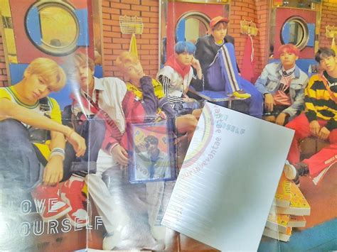 Bts Ly Her E Unsealed Taehyung Pc With Official Poster Hobbies Toys