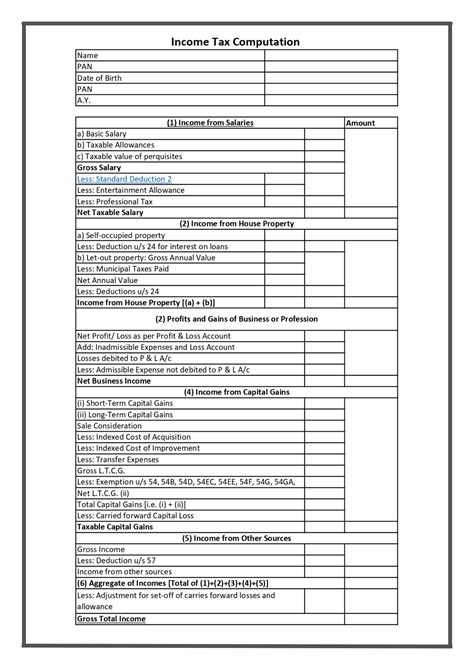 Federal Income Tax Computation Worksheet 2023