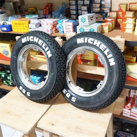 Jual Paket Velg Ban Siap Pasang Gs Scooter Mg Polish Set Michelin S