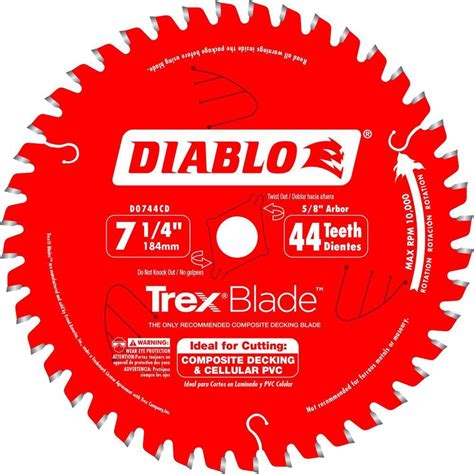 Diablo 7 1 4 In X 48 Tooth Steel Demon Ferrous Metal Cutting Saw Blade